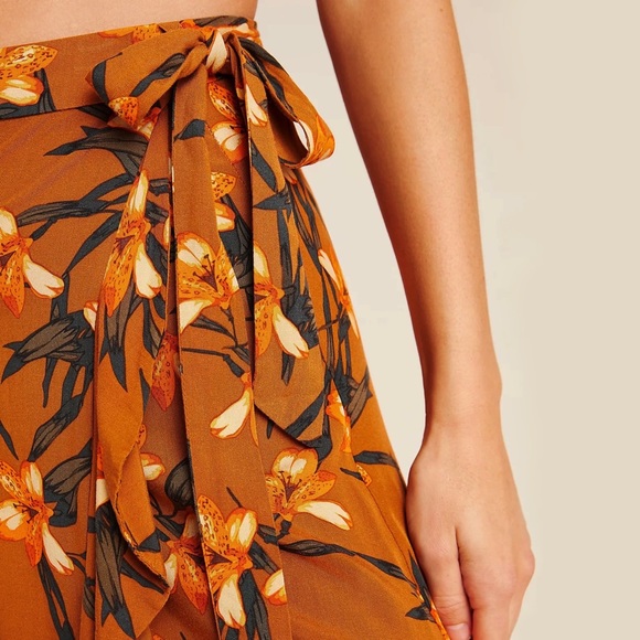 Anthropologie L Space Desiree Wrap Maxi Skirt - Picture 9 of 10